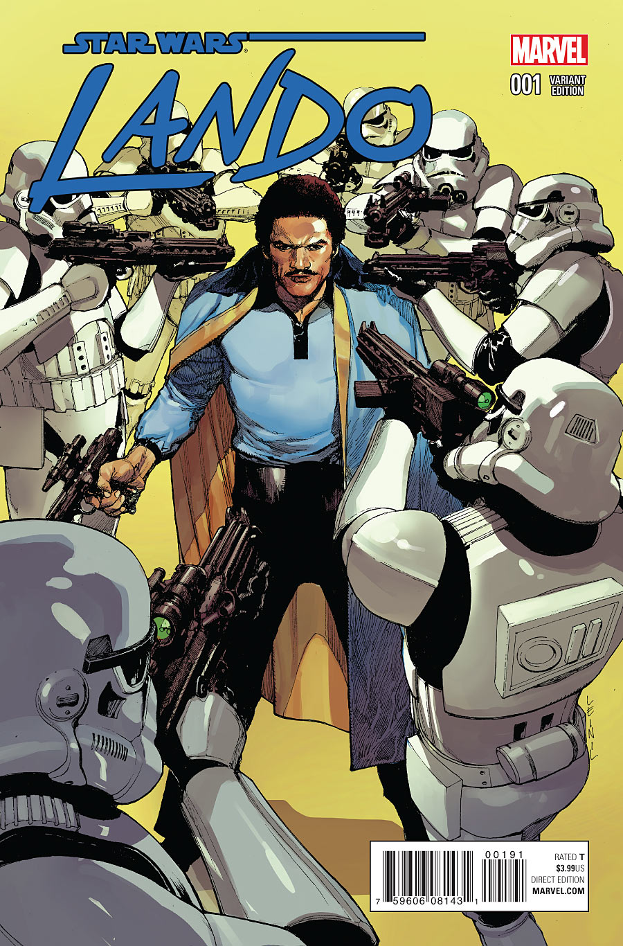 Lando #1, variant cover di Qualcuno