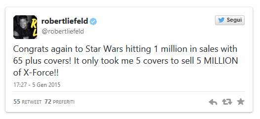 Liefeld Tweet