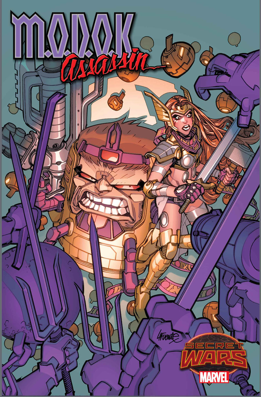 M.O.D.O.K. Assassin #2, copertina di David Lafuente