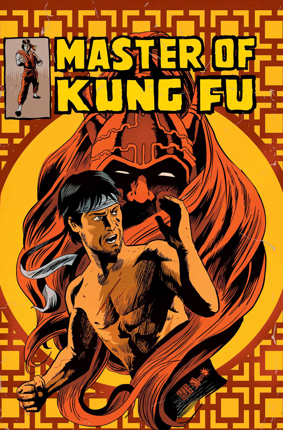 Master of Kung Fu #4, copertina di Francesco Francavilla