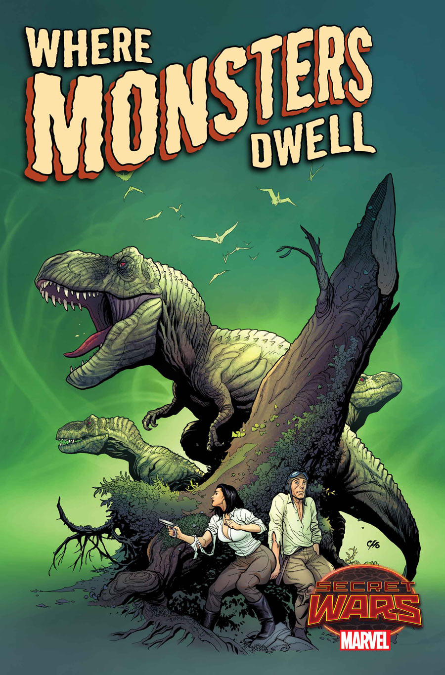 Where Monster Dwell #2, copertina di Frank Cho