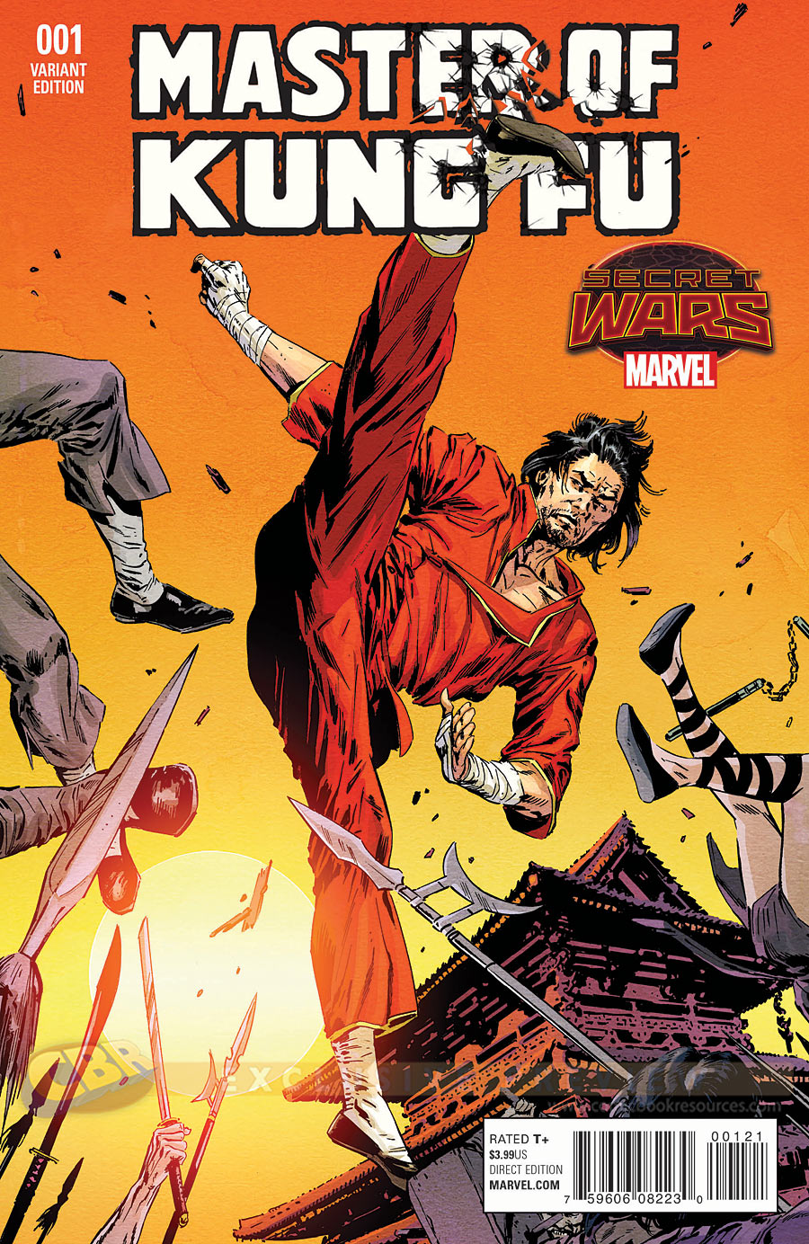 Master of Kung Fu #1, variant cover di Butch Guice