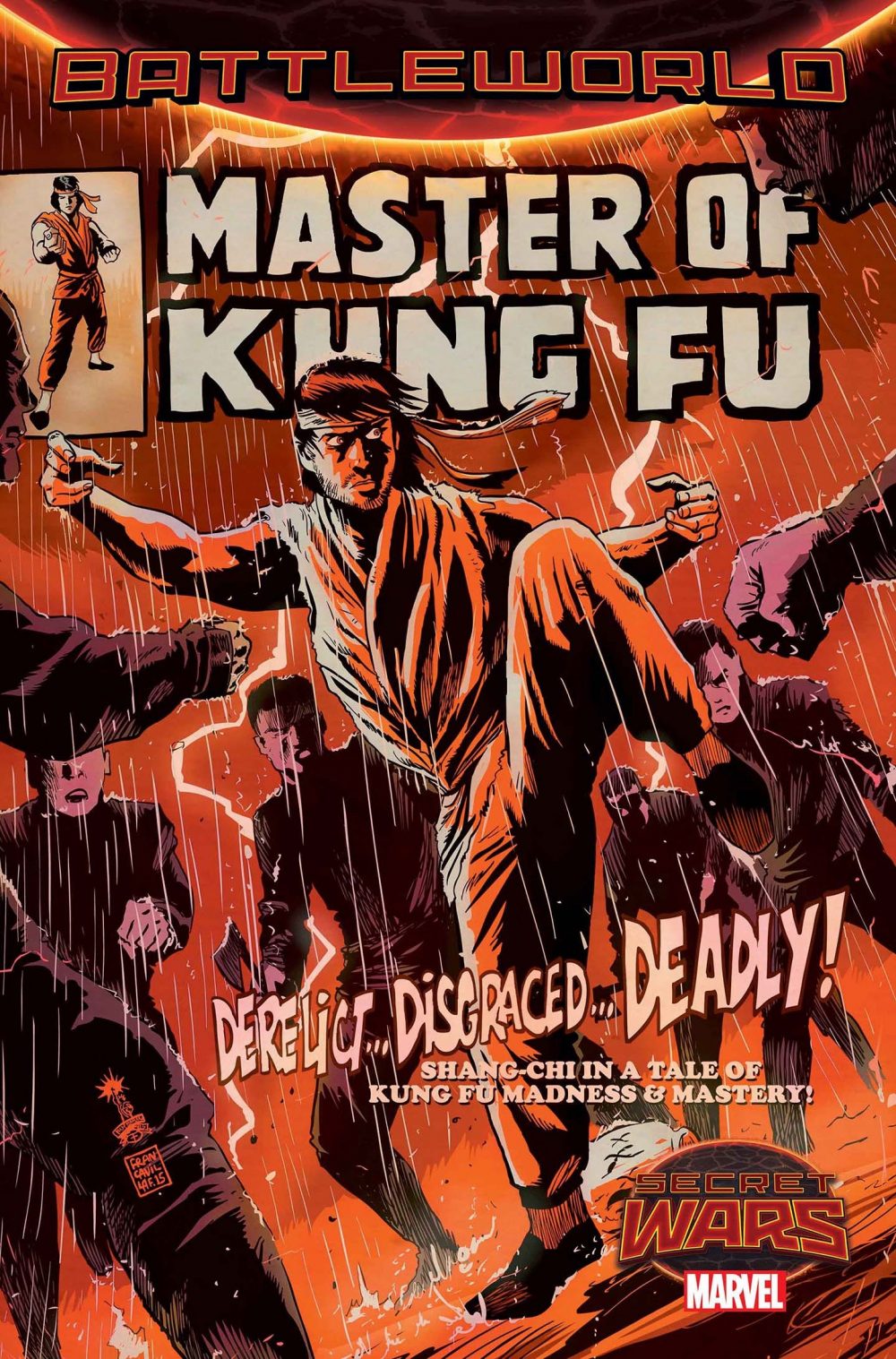 Master of Kung Fu #1, copertina di Francesco Francavilla