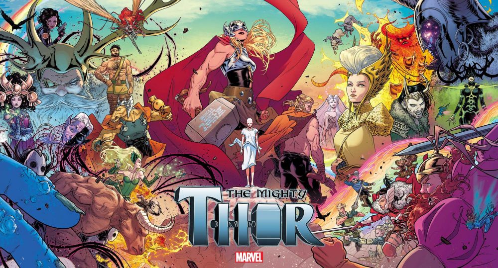 The Mighty Thor #1, copertina di Russell Dauterman