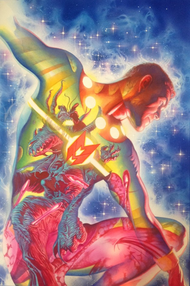 Miracleman #5 variant cover by Alex Ross