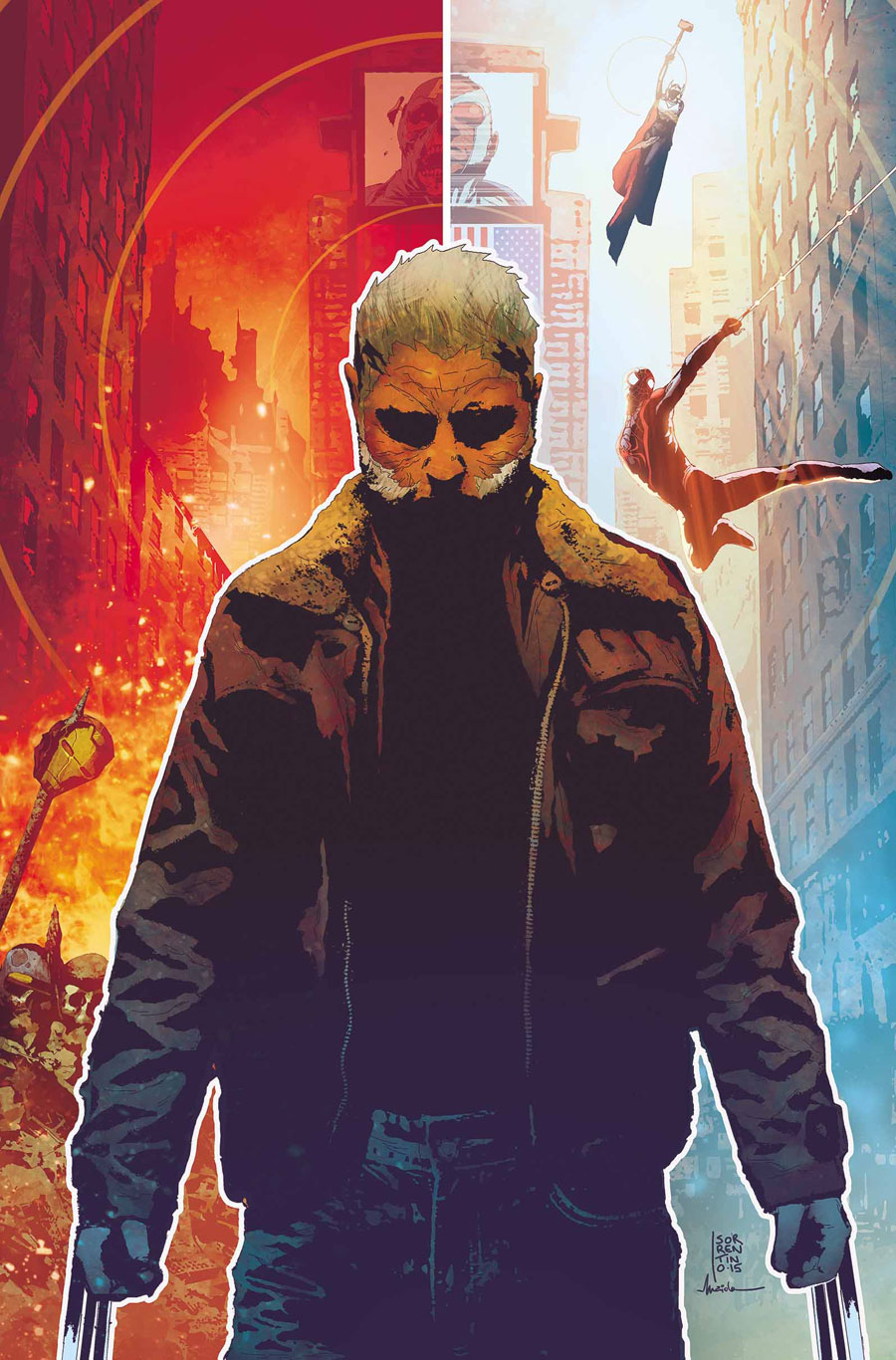 Old Man Logan #1, copertina di Andrea Sorrentino