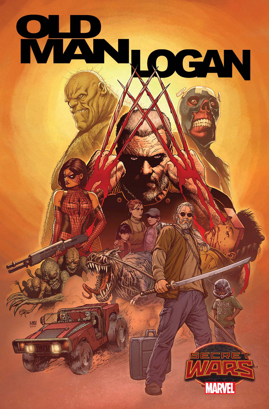 Old Man Logan #1, variant cover di Steve McNiven