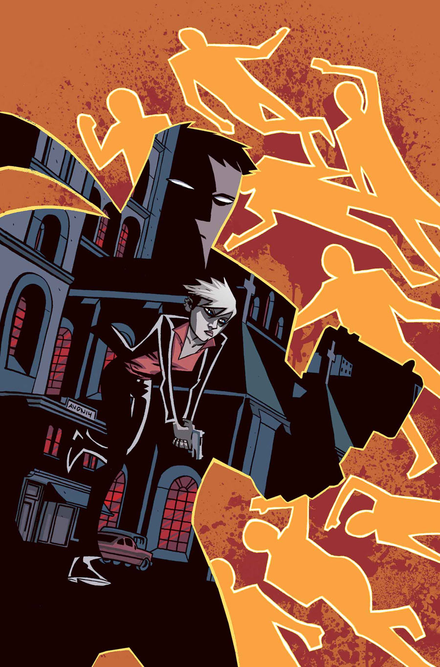 Powers #4, copertina di Michael Avon Oeming
