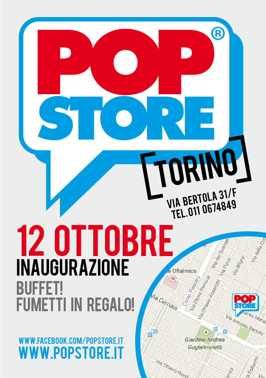 Inaugurazione POPstore Torino