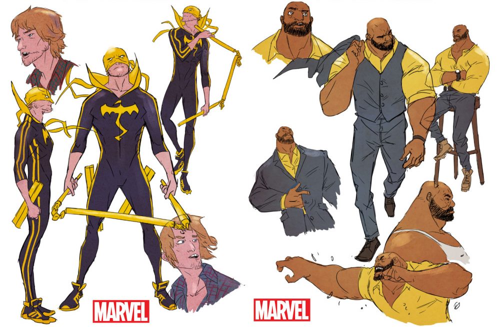 Power Man and Iron Fist, studi di Sanford Greene