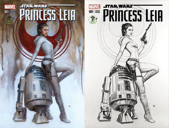 Princess Leia #1, variant cover di Adi Granov