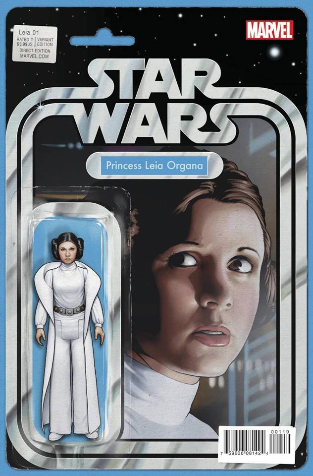 Princess Leia #1, variant cover action figure