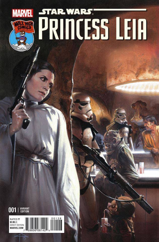 Princess Leia #1, variant cover di Gabriele dell'Otto