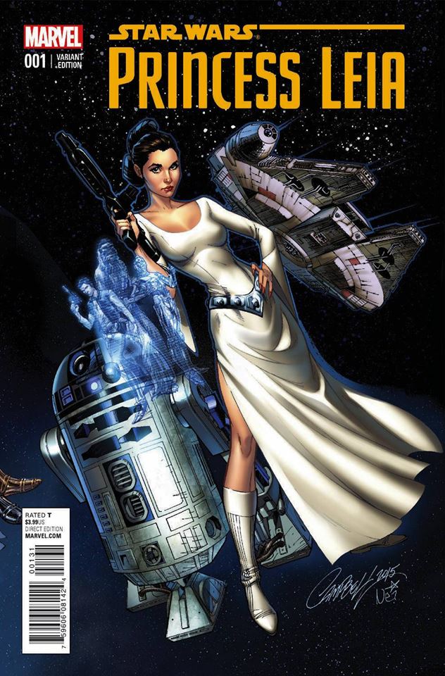 Princess Leia #1, variant cover di J. Scott Campbell