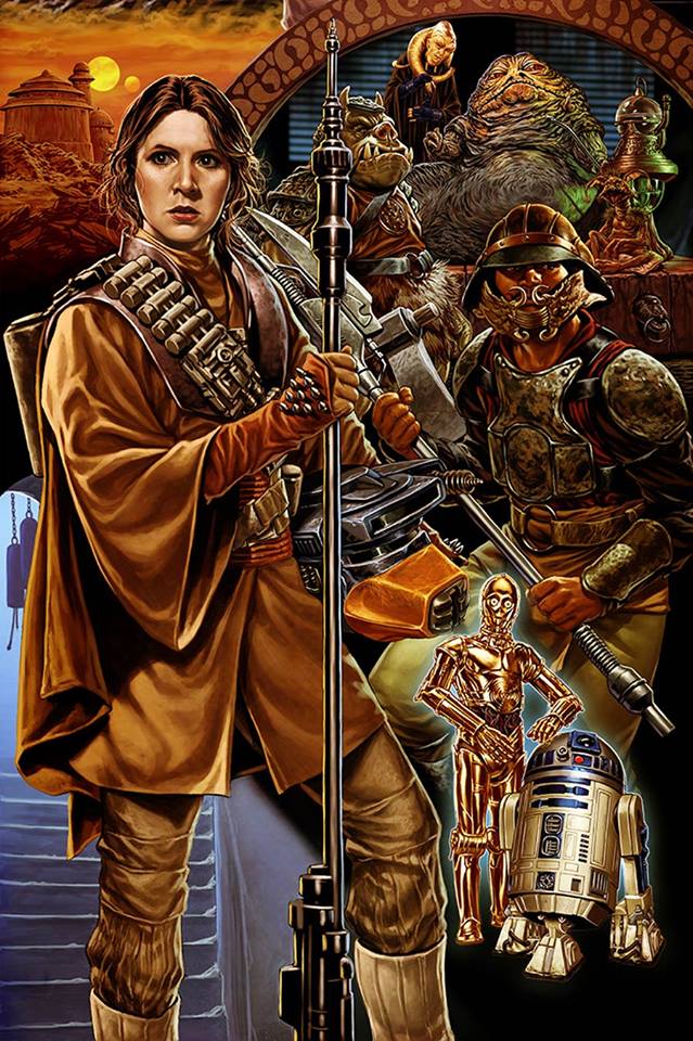 Princess Leia #1, variant cover di Mark Brooks