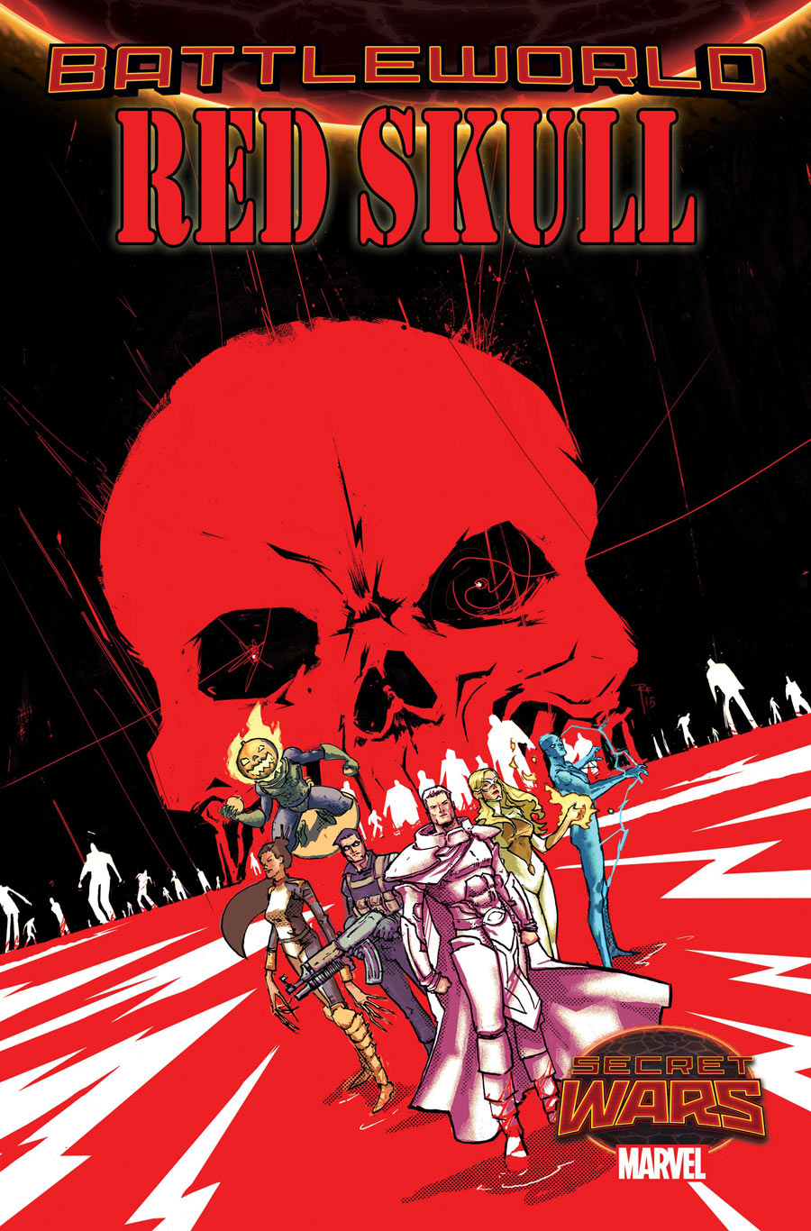 Red Skull #1, copertina di Riley Rossmo