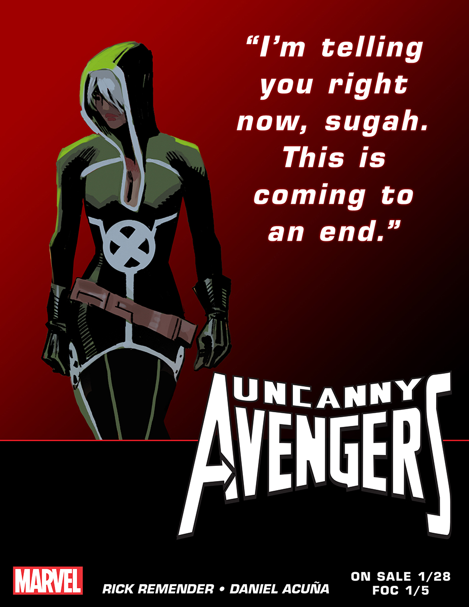 Rogue Teaser Uncanny Avengers