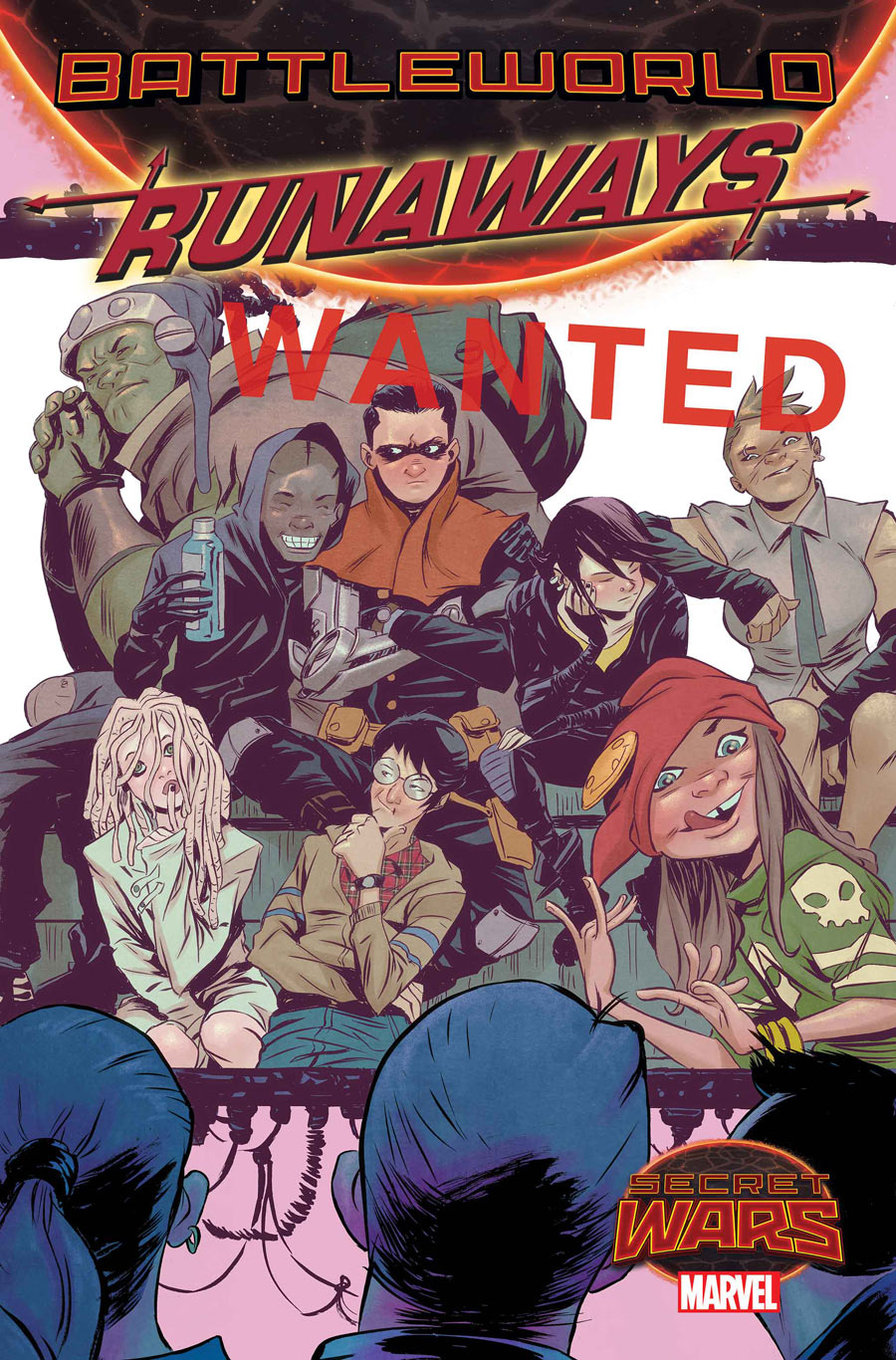 Runaways #2, copertina di Sanford Greene