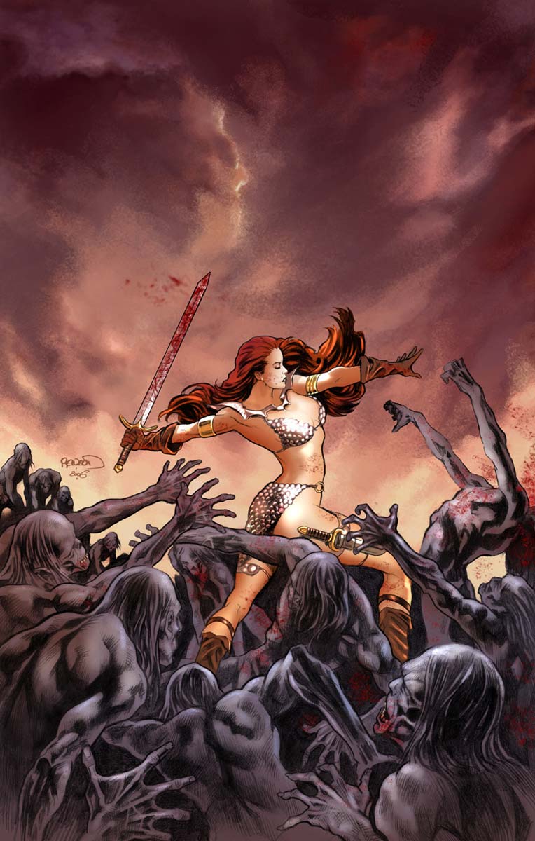 Red-Sonja - Arte di Paul Renaud