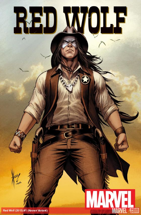 Red Wolf #1, copertina variant di Dale Keown