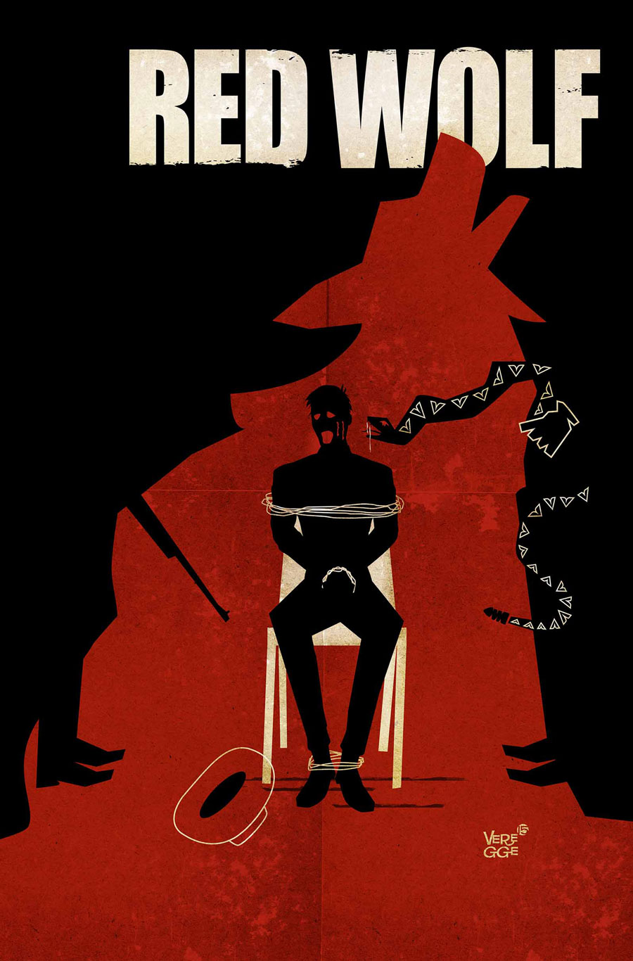 Red Wolf #2, copertina di Jeffrey Veregge