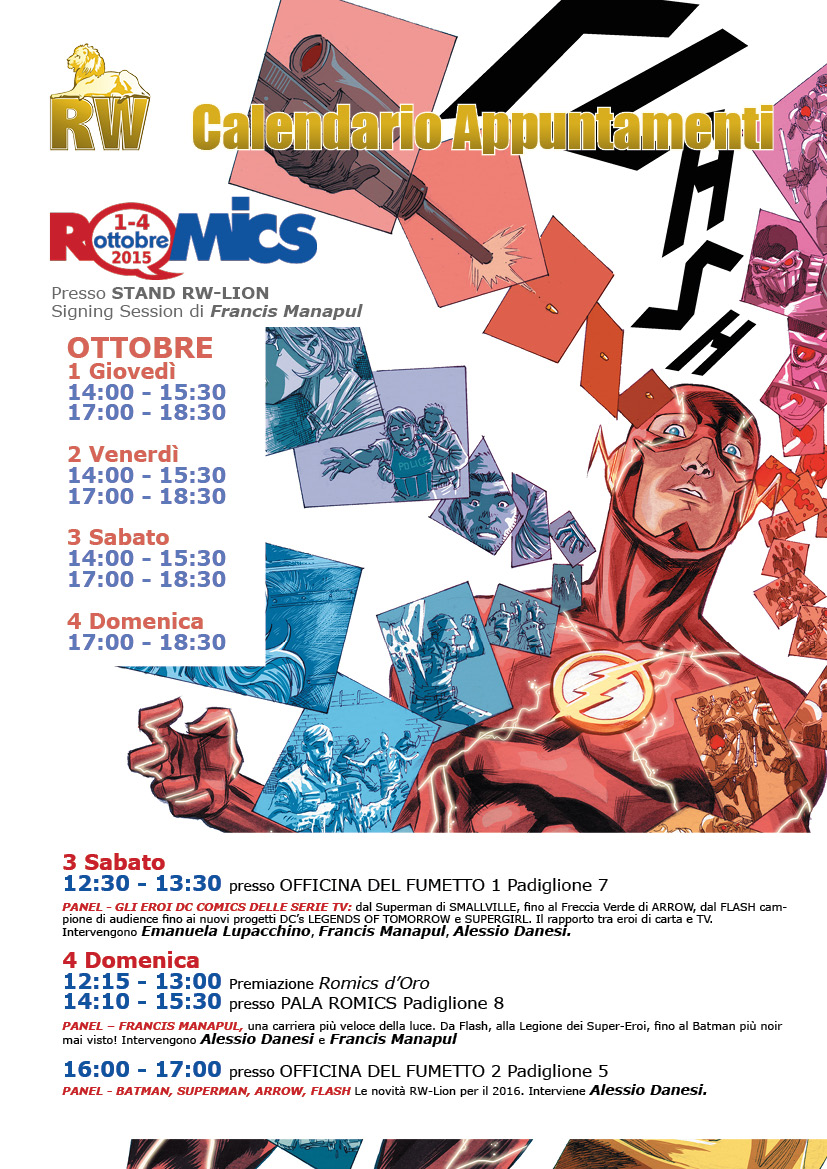 RW Edizioni a Romics 2015