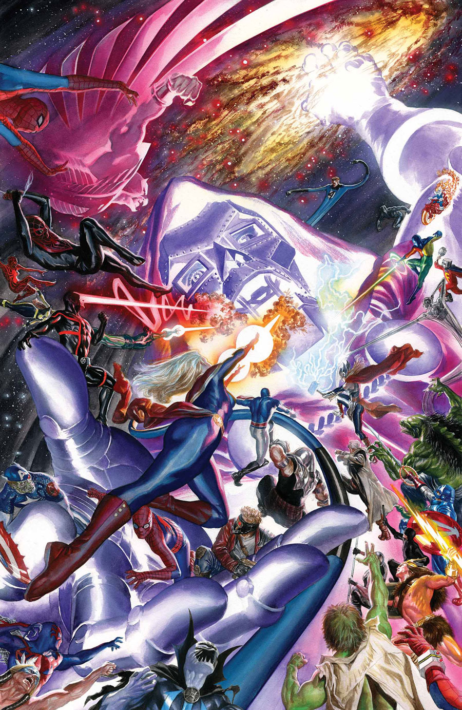 Secret Wars #7, copertina di Alex Ross