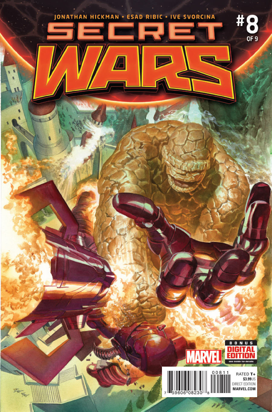 Secret Wars #8, copertina di Alex Ross