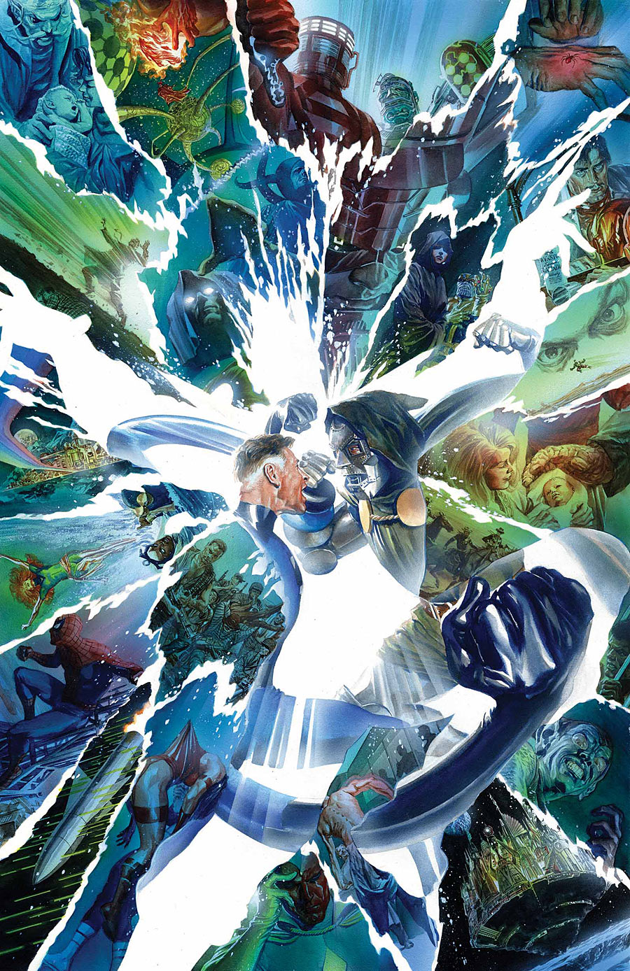 Secret Wars #8, copertina di Alex Ross