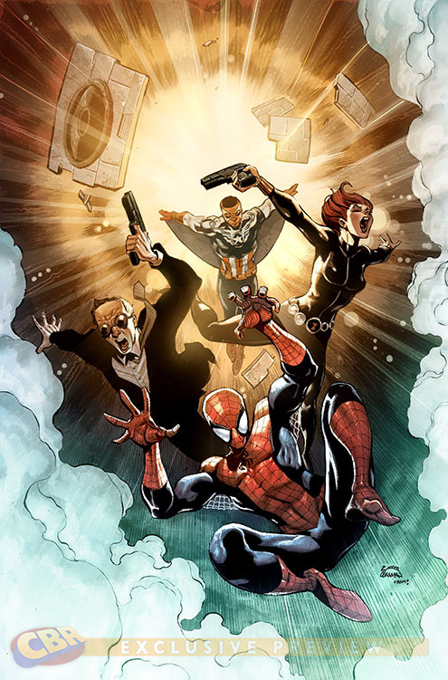 S.H.I.E.L.D. #1, variant cover di Ryan Stegman e Romulo Fajardo