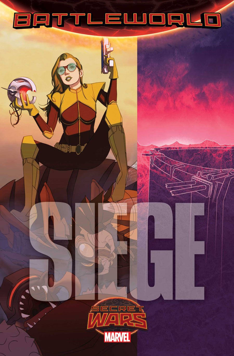 Siege #1, copertina di W. Scott Forbes