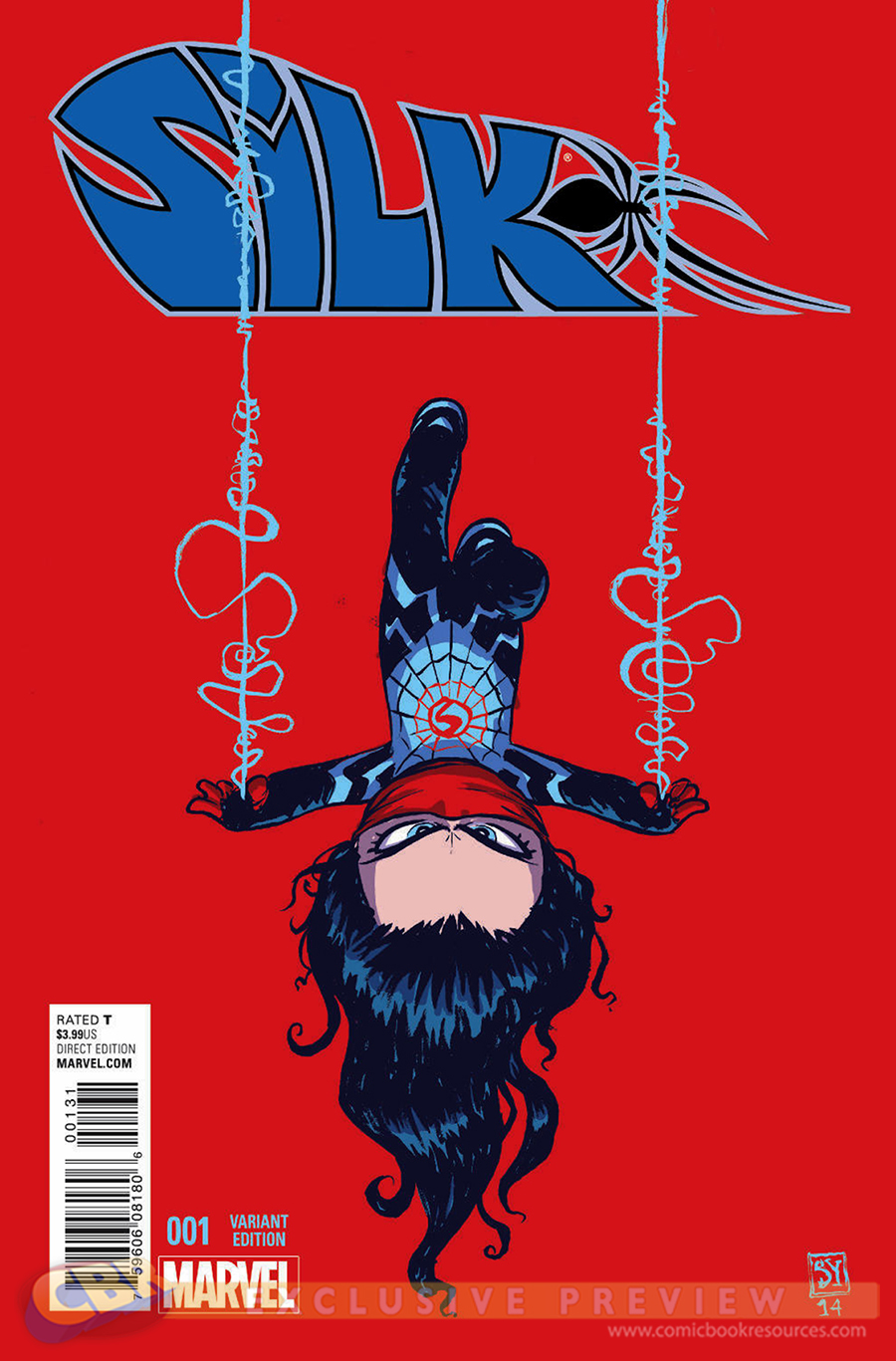 Silk #1, variant cover di Skottie Young