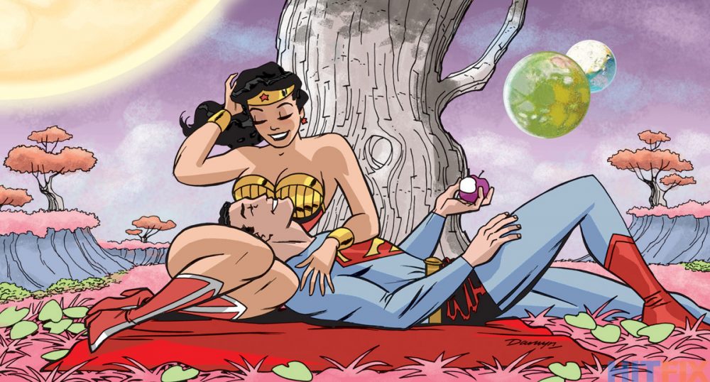 Superman/Wonder Woman #14, variant cover di Darwyn Cooke