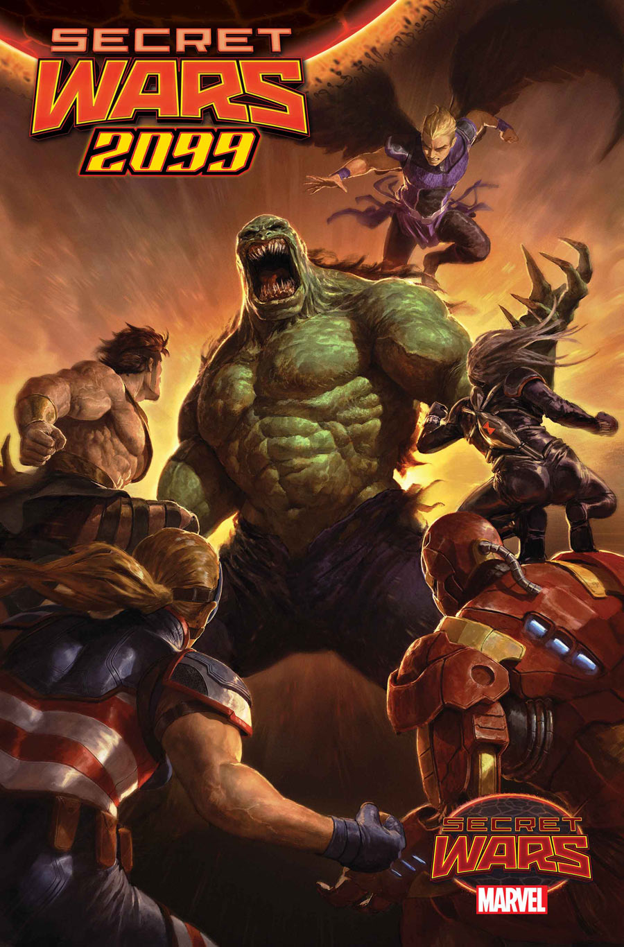 Secret Wars 2099 #2, copertina di Dave Rapoza