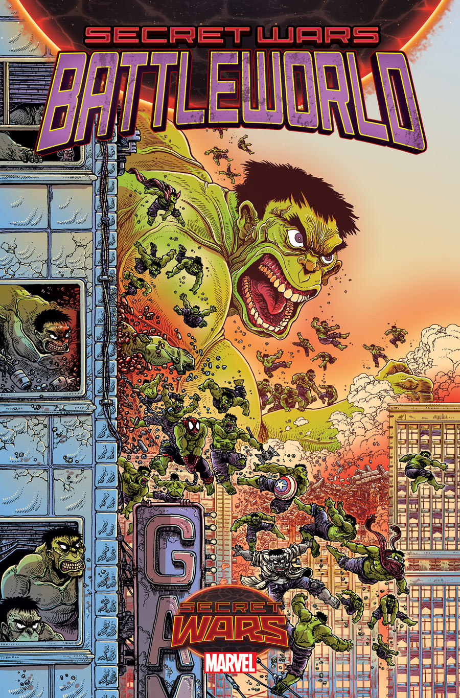 Secret Wars: Battleworld #2, copertina di Chris B. Murray