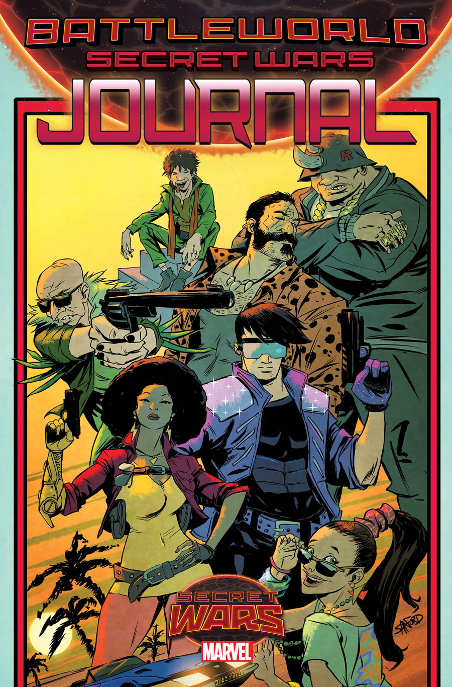 Secret Wars Journal #2, copertina di Sanford Greene