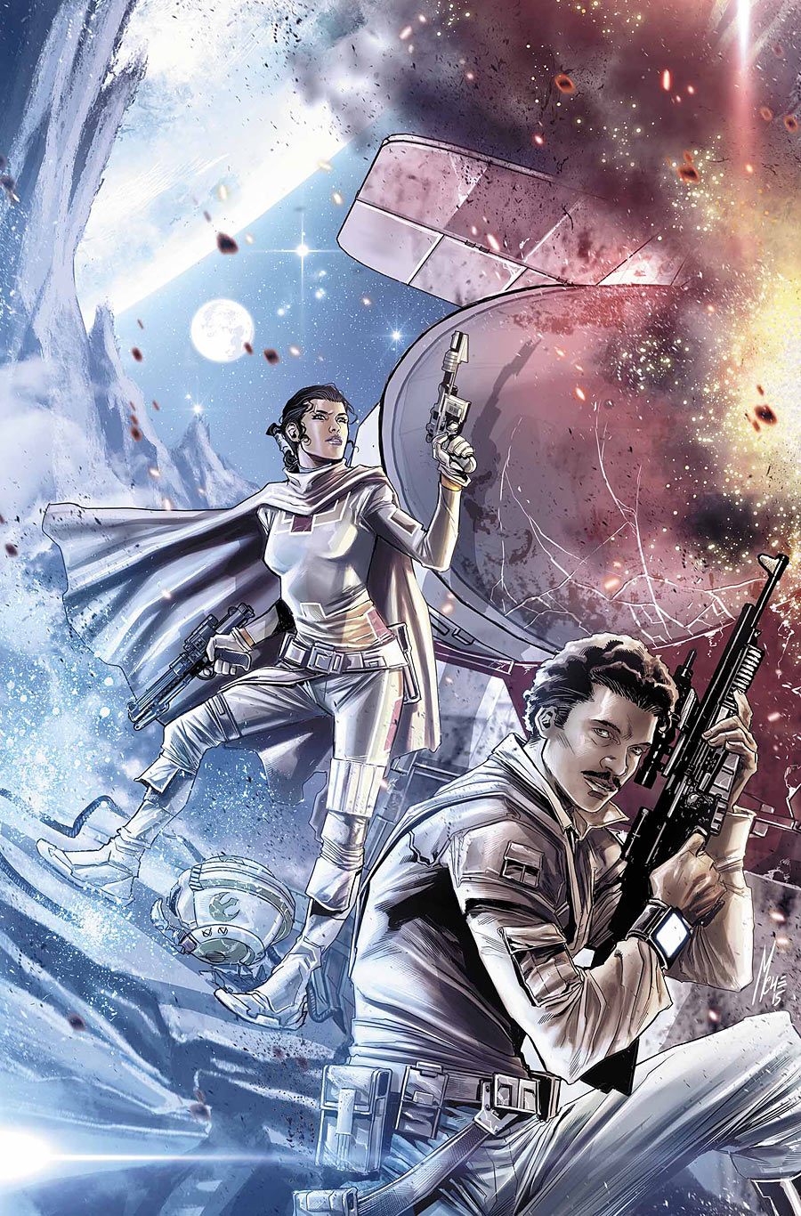 Star Wars: Shattered Empire #3, copertina di Marco Checchetto