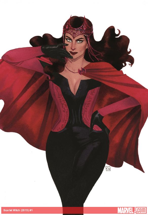 Scarlet Witch #1, copertina di Kevin Wada