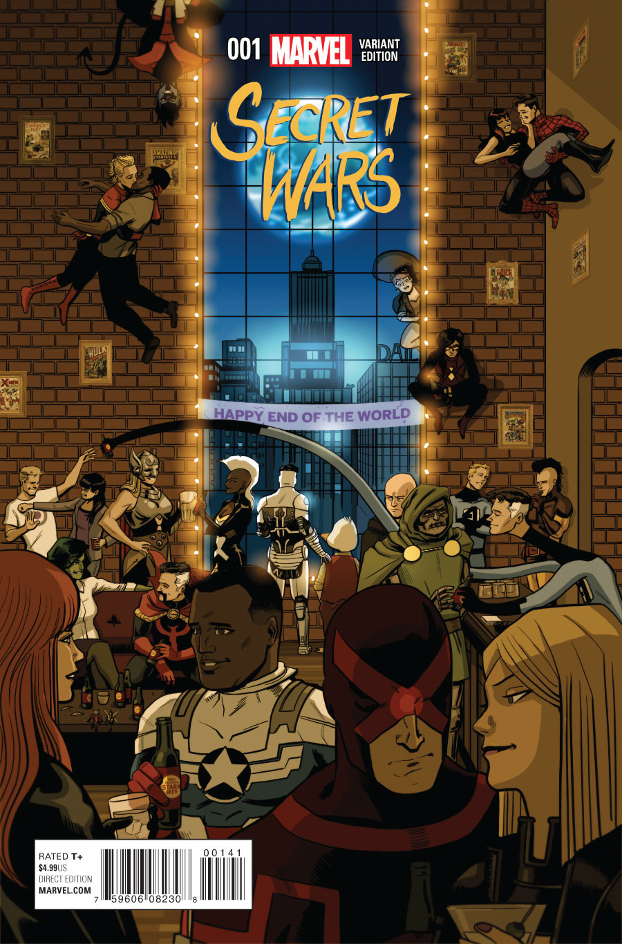 Secret Wars #1, variant cover 2