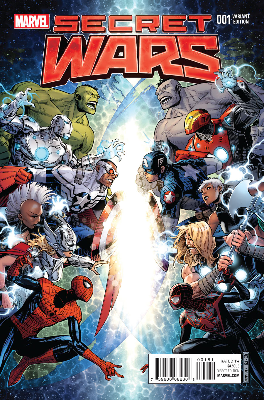 Secret Wars #1, variant cover 3