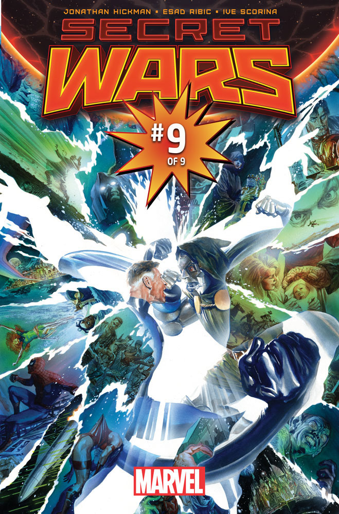 Secret Wars #9, copertina di Alex Ross