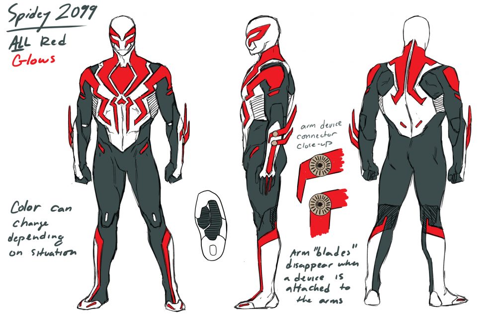 Spider Man 2099, studi di Kris Anka