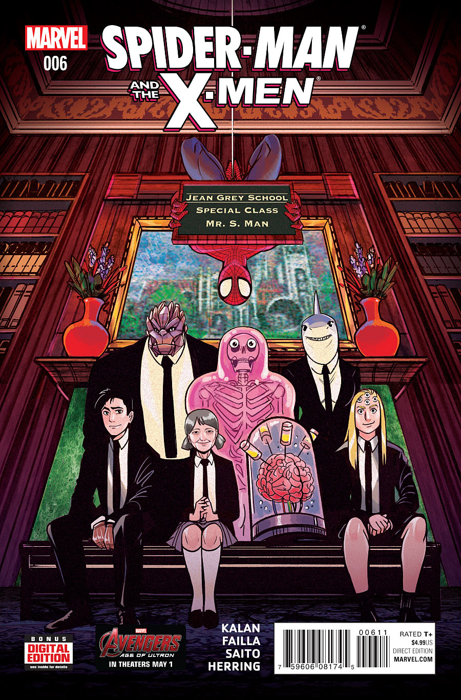 Spider Man and the X Men 5 Copertina