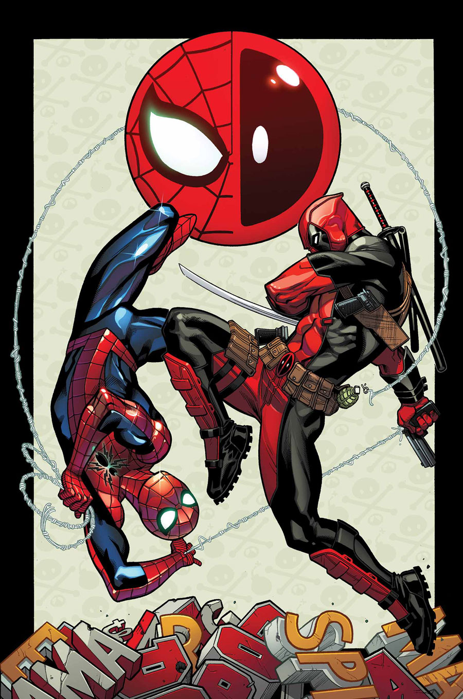 Spider-Man/Deadpool #1, copertina di Ed McGuinnes