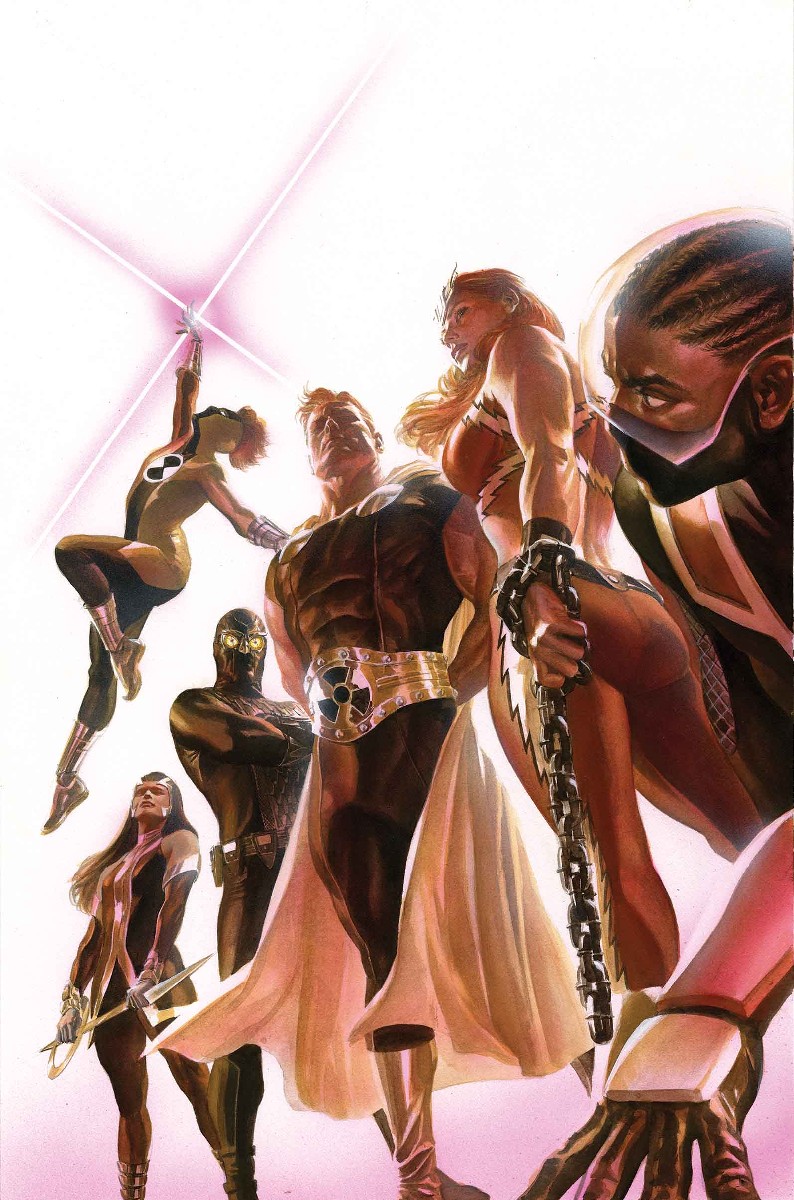 Squadron Supreme #1, copertina di Alex Ross