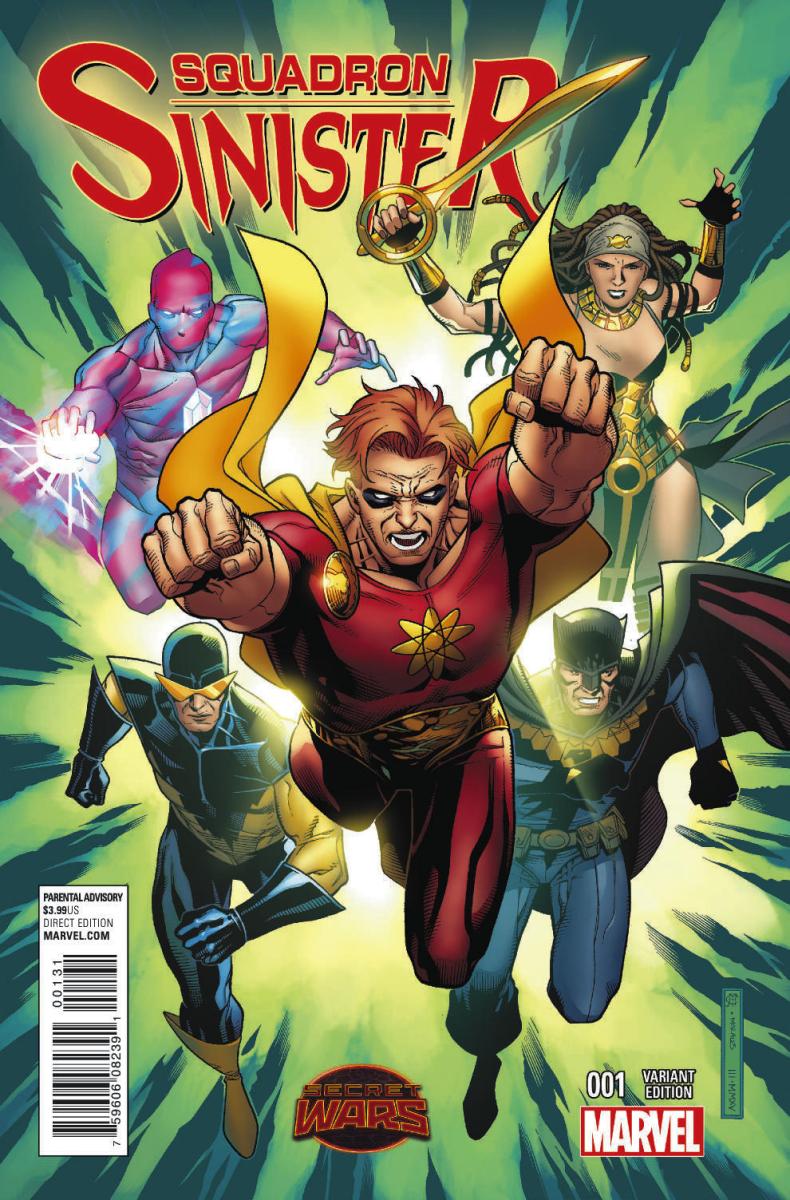 Squadron Sinister #1, variant cover di Cheung