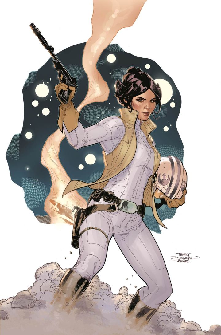 Star Wars Princess Leia #1, copertina di Terry Dodson