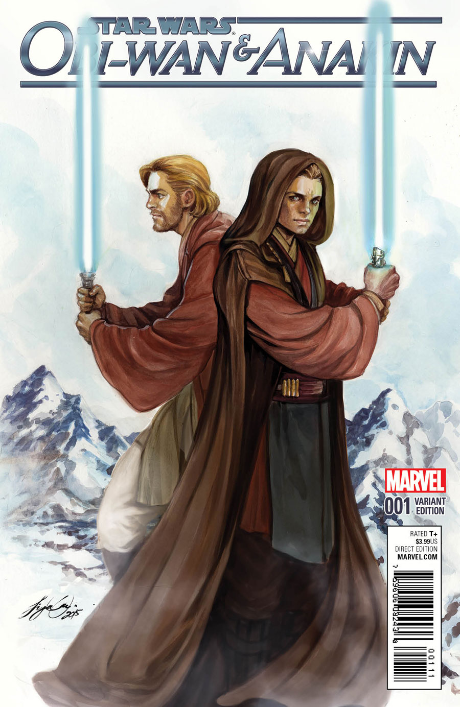 Star Wars Obi-Wan & Anakin #1, variant cover di Siya Oum