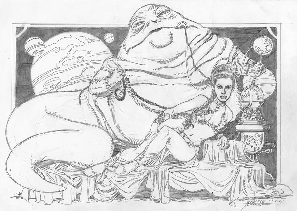 Star Wars di George Pérez, sketch 3