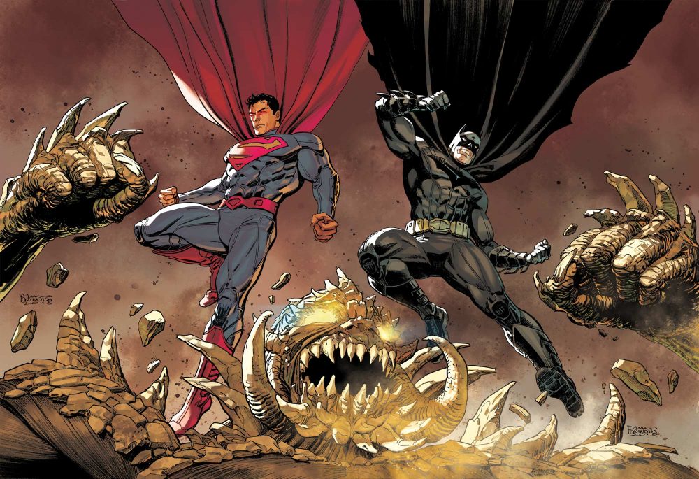 Superman 100 e Batman 100 di Bruno Brindisi